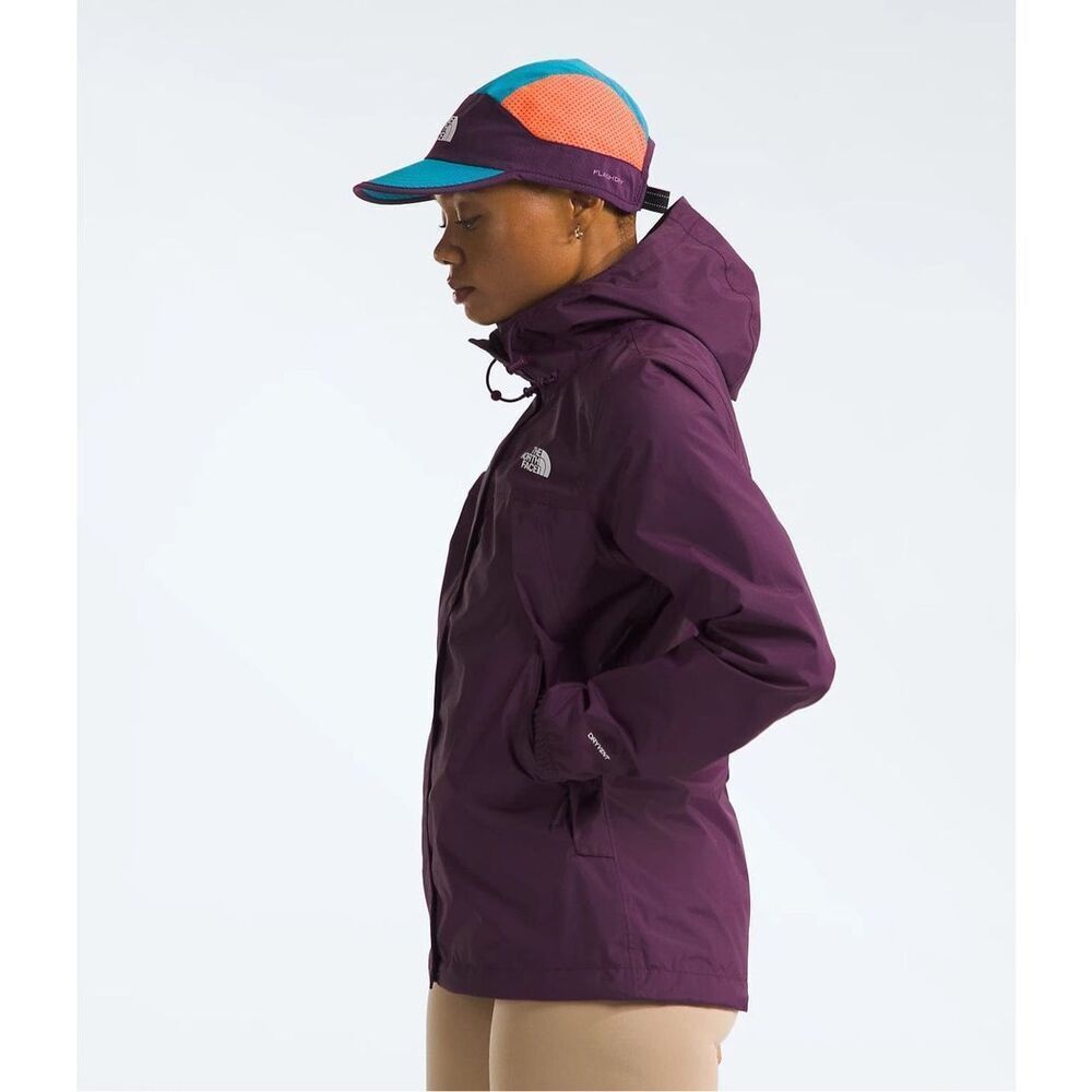 The North Face NWT Antora Jacket Black Currant Purple XS - Picture 4 of 6